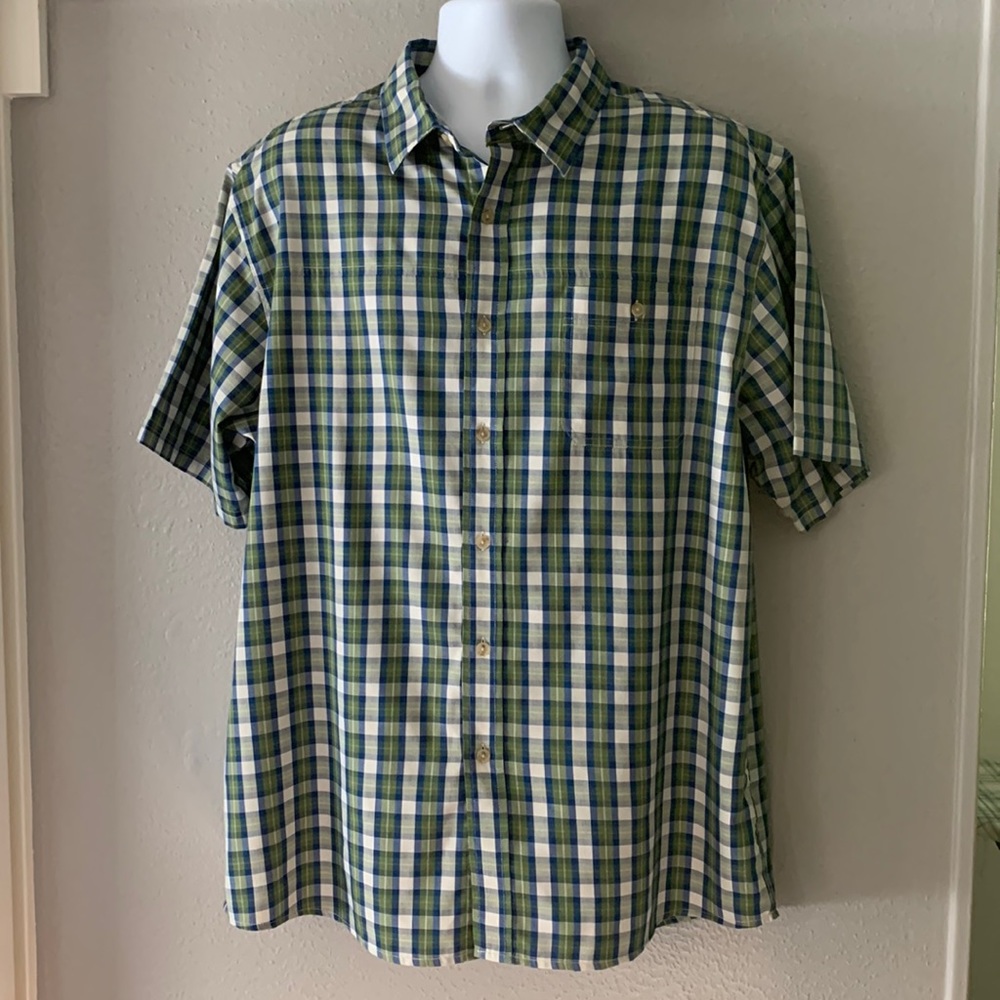 Pendleton Short Sleeve Plaid Button Down - image 1